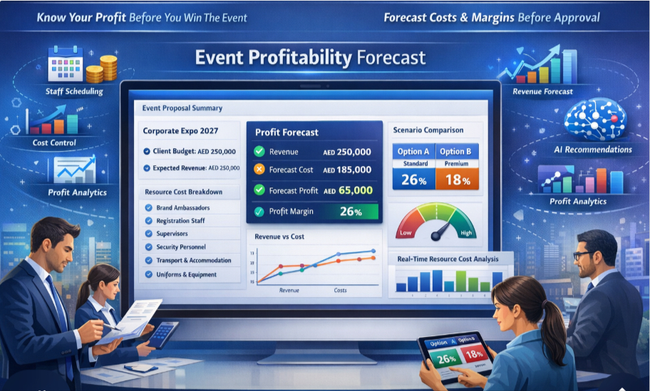 Cost analysis with profit forecast